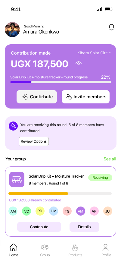 Delivery Tracking Screen